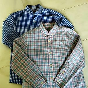 Bundle of TWO Vineyard Vines size Small (8-10) button down shirts